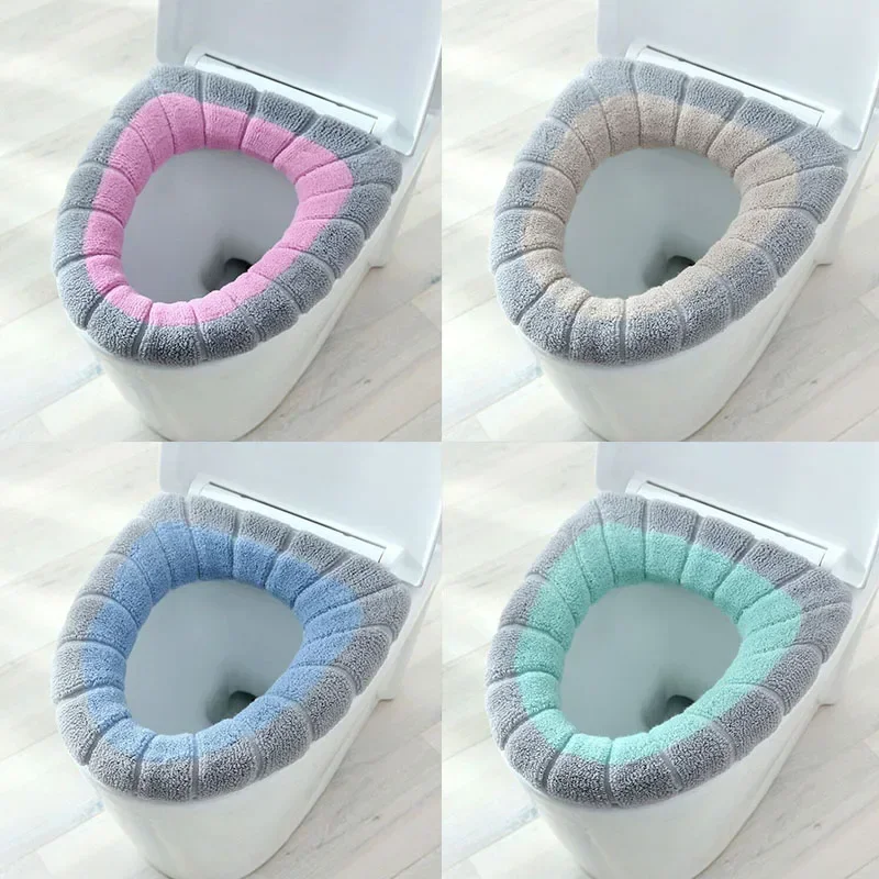 Home Bathroom Mats - O-shape Home Decor Toilet Seat Cover