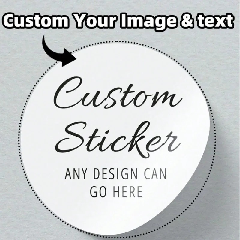 Home Bathroom Wall Decor - Custom round stickers, personalized labels, stickers