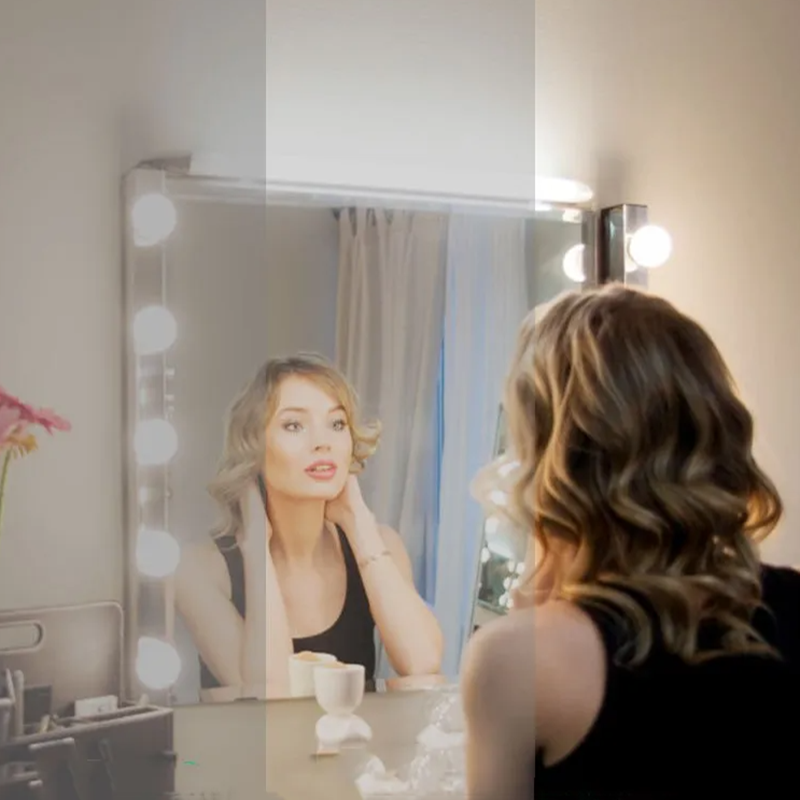 Home Bathroom Mirror - LED Cosmetic Vanity Mirror Lights Hollywood