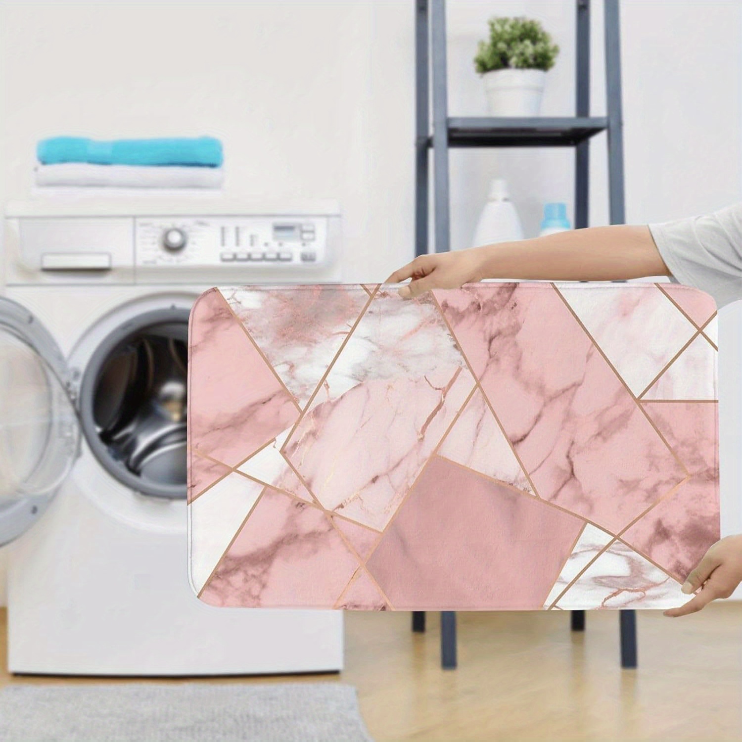Luxury Marble Bathroom Mat Set - Home Made Bathroom Vanity recension och pris