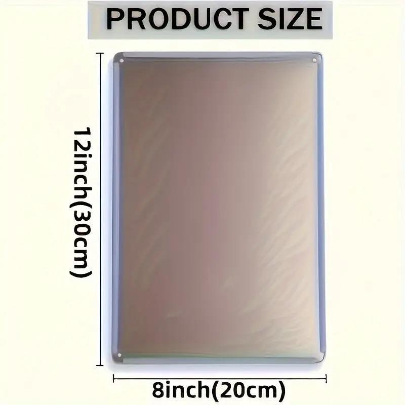 Stylish Female Metal Tin Sign  - Home Bathroom Wall Decor recension och pris