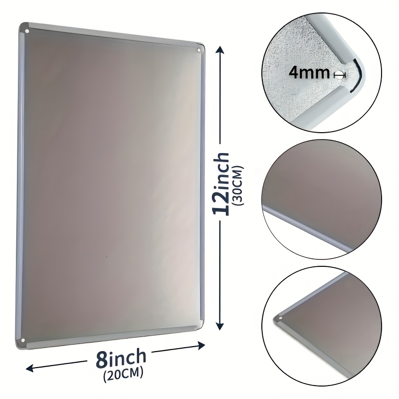 Stylish Female Metal Tin Sign  - Home Bathroom Wall Decor recension och pris