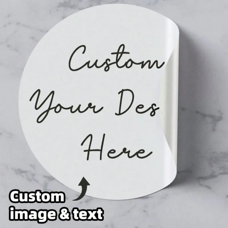 Custom round stickers, persona - Home Bathroom Wall Decor recension och pris