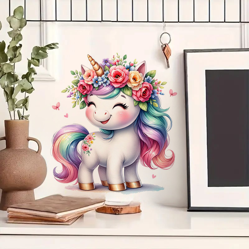 Beautiful Watercolor Unicorn S - Home Bathroom Window recension och pris