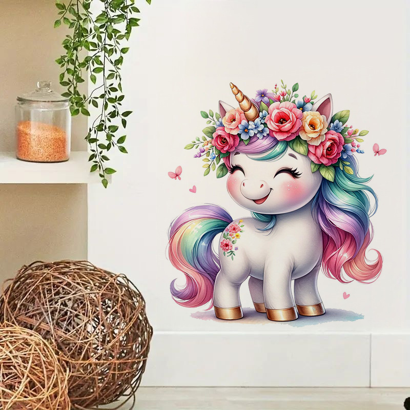 Beautiful Watercolor Unicorn S - Home Bathroom Window recension och pris