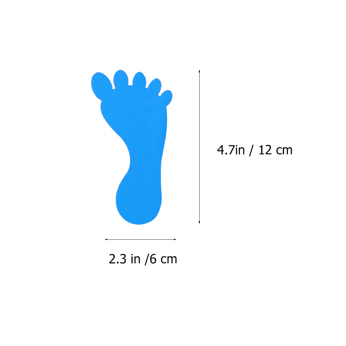20 Pairs Footprint Floor Stick - Home Bathroom Wall Decor recension och pris