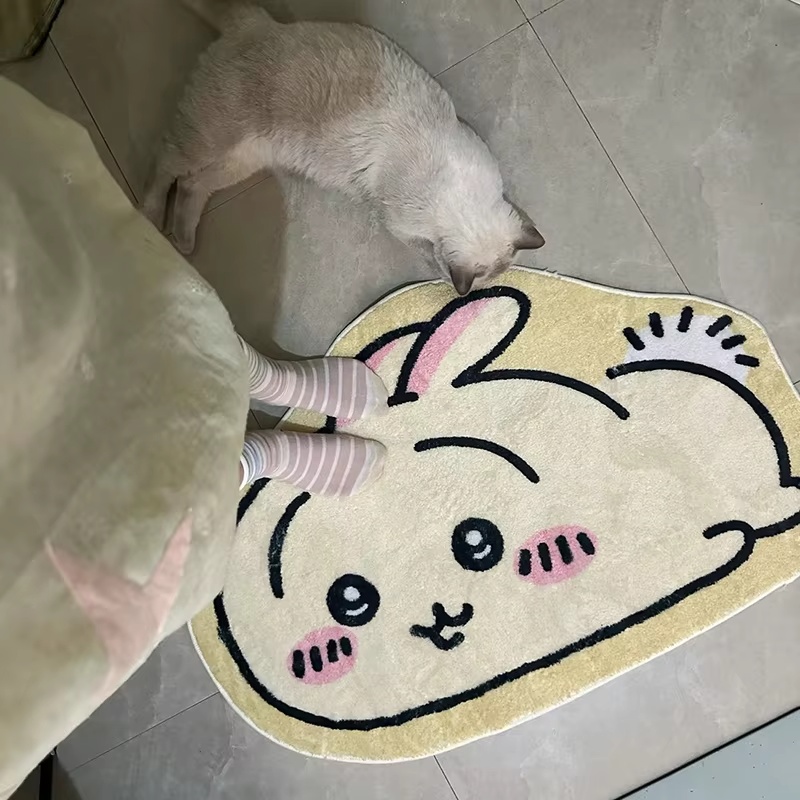 Hot Cartoon Rug Anime Hachiwar - Home Bathroom Floor Mats recension och pris