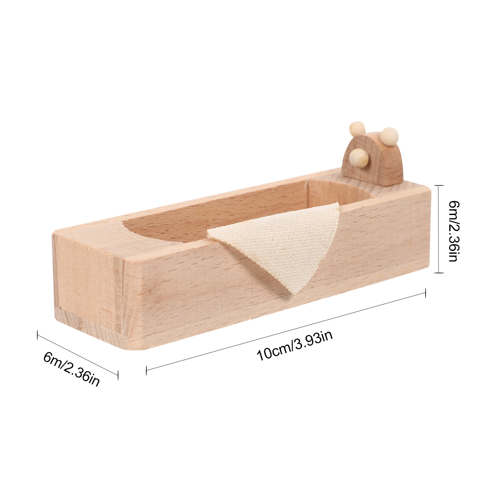 1Set Safe Natural Wood Mini Ba - Tiny Home Bathroom Kit recension och pris