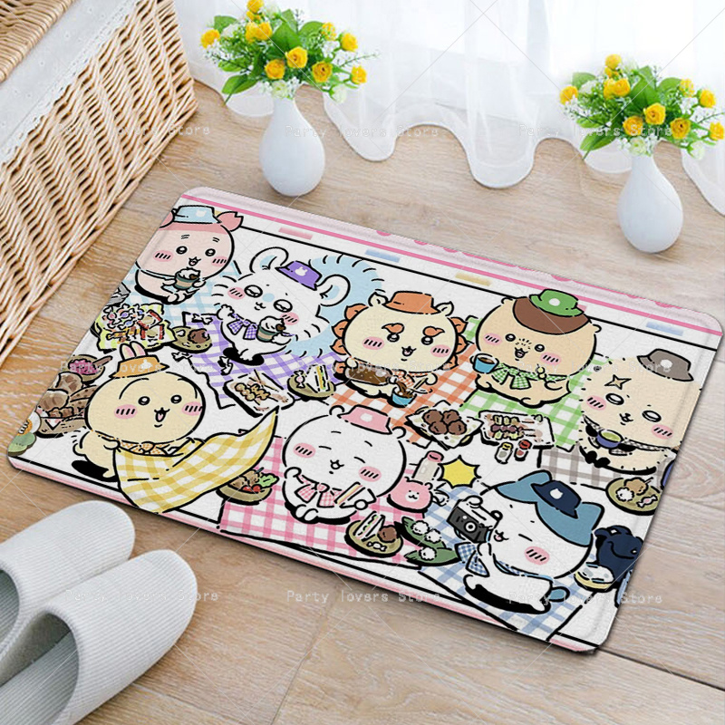 Anime Chiikawas Flannel Carpet - Home Bathroom Floor Mats recension och pris