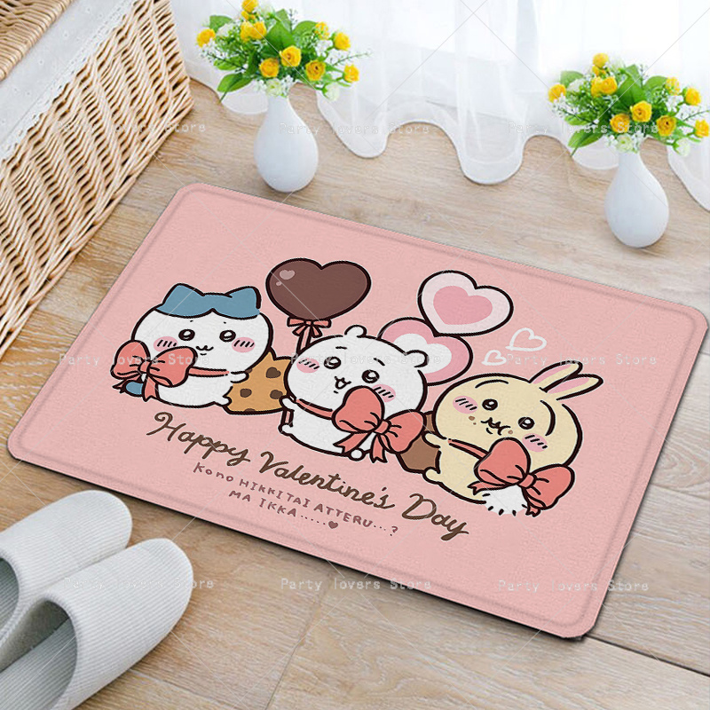 Anime Chiikawas Flannel Carpet - Home Bathroom Floor Mats recension och pris