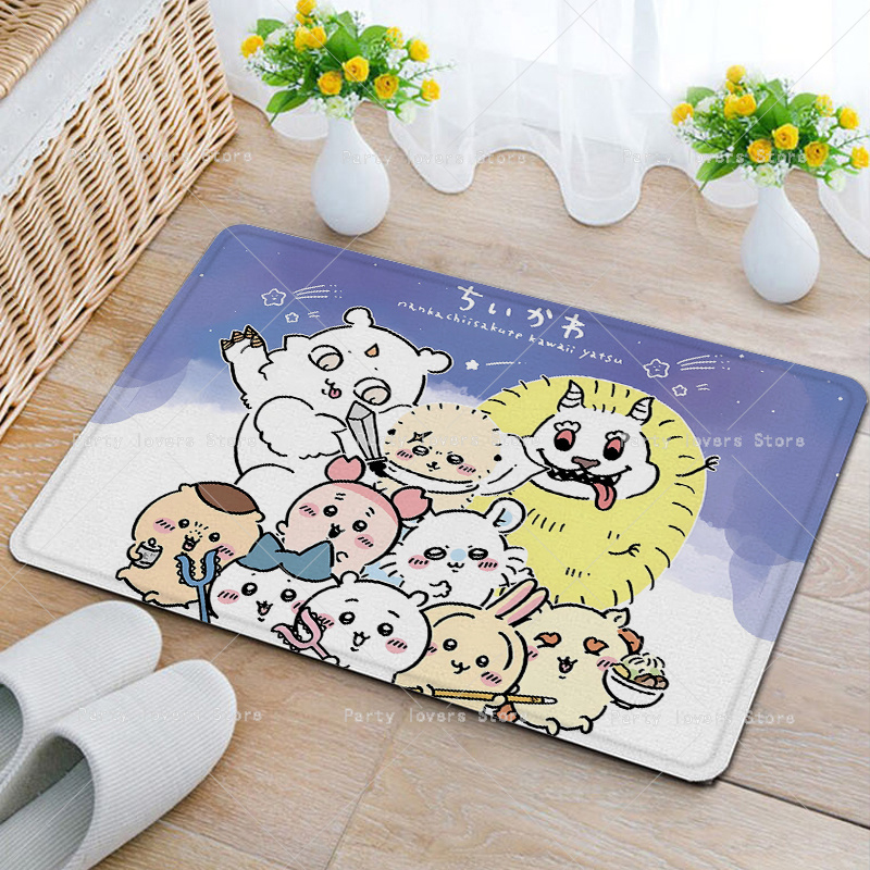 Anime Chiikawas Flannel Carpet - Home Bathroom Floor Mats recension och pris