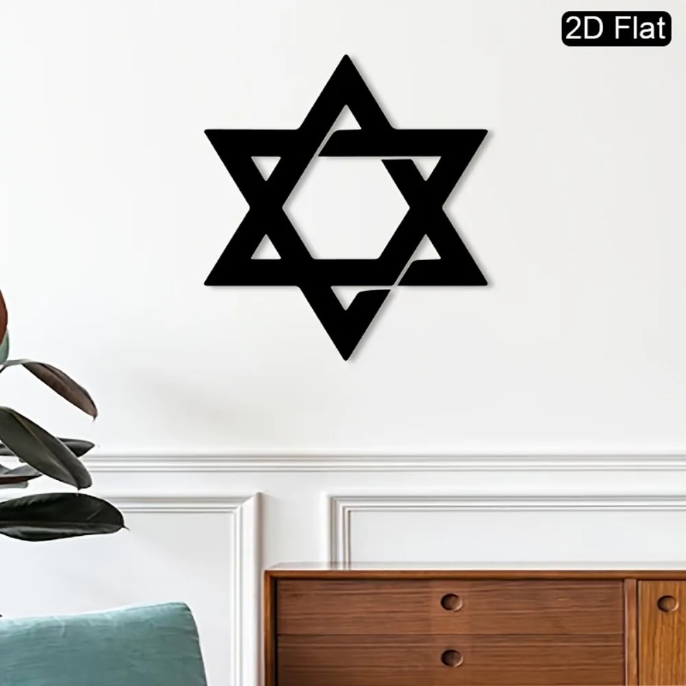 CIFBUY Iron Wall Art Star of D - Home & Bathroom Building Products Pte Ltd Photos recension och pris