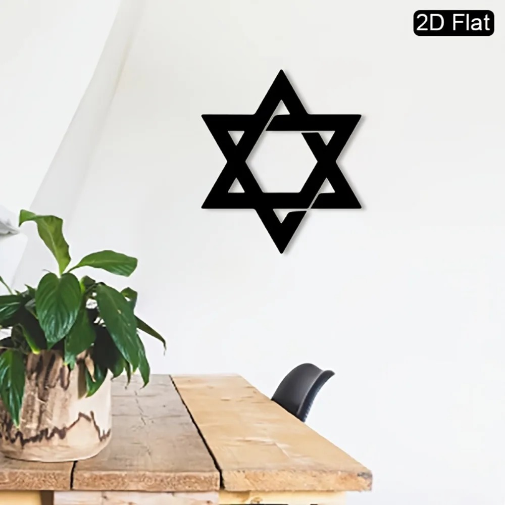 CIFBUY Iron Wall Art Star of D - Home & Bathroom Building Products Pte Ltd Photos recension och pris
