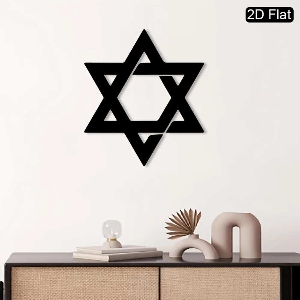 CIFBUY Iron Wall Art Star of D - Home & Bathroom Building Products Pte Ltd Photos recension och pris
