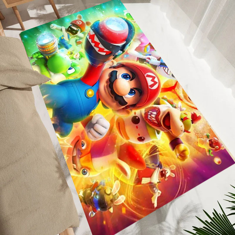 Cartoon S-Super M-Mario Bros G - Home Bathroom Floor Mats recension och pris
