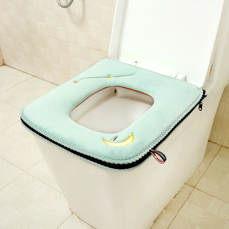 Square with Zipper Home Toilet - Home Bathroom Mats recension och pris