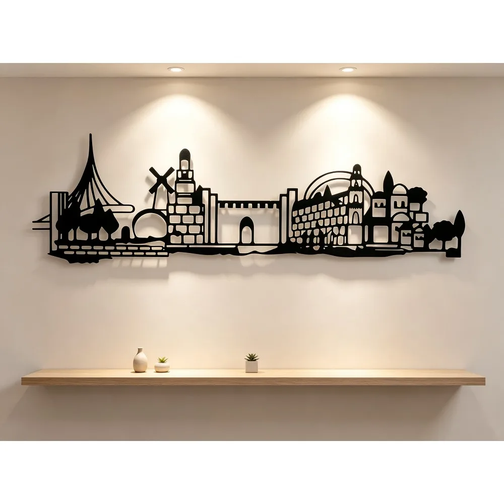 CIFBUY Iron Wall Art Jerusalem - Home & Bathroom Building Products Pte Ltd Photos recension och pris