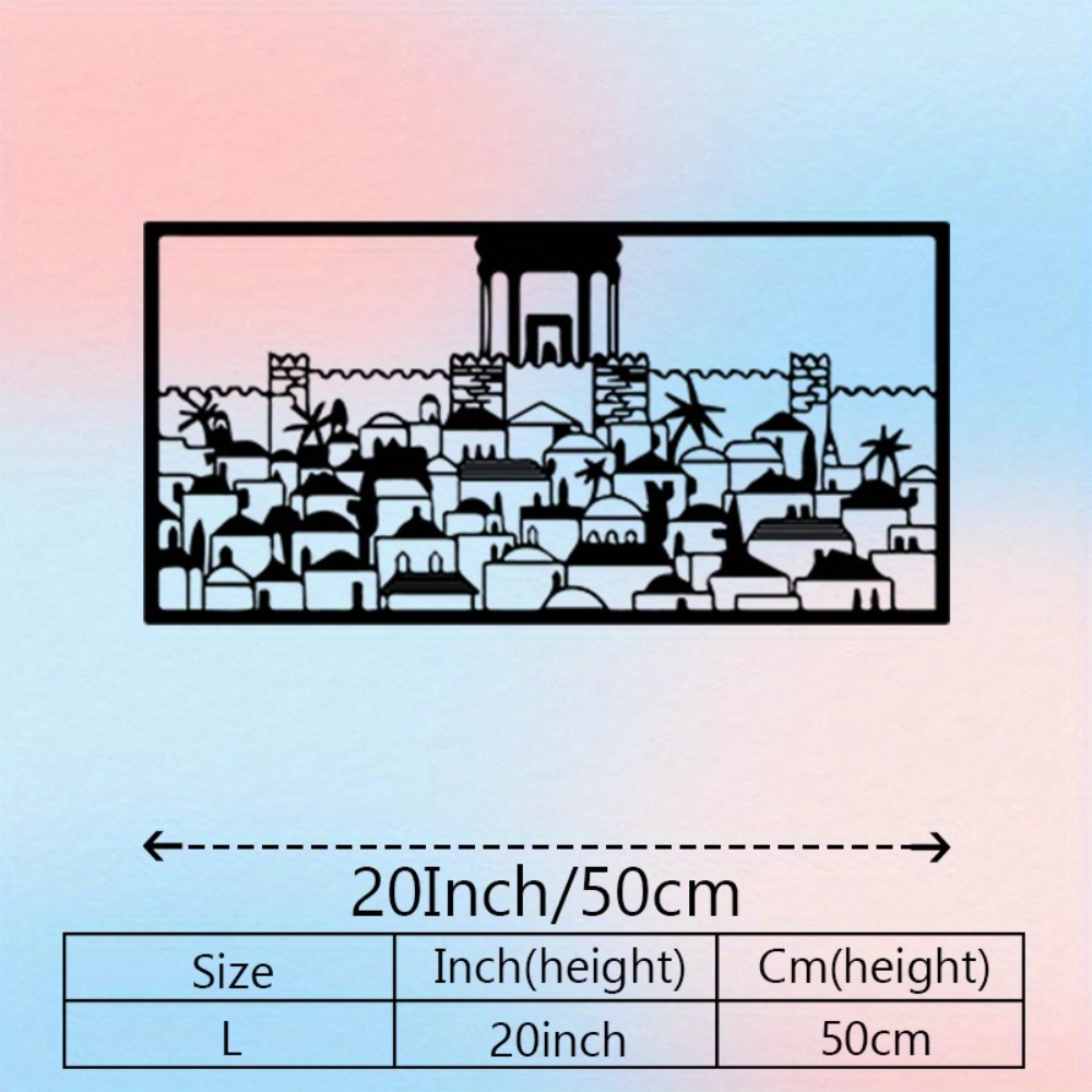 CIFBUY Metal Wall Art Jerusale - Home & Bathroom Building Products Pte Ltd Photos recension och pris