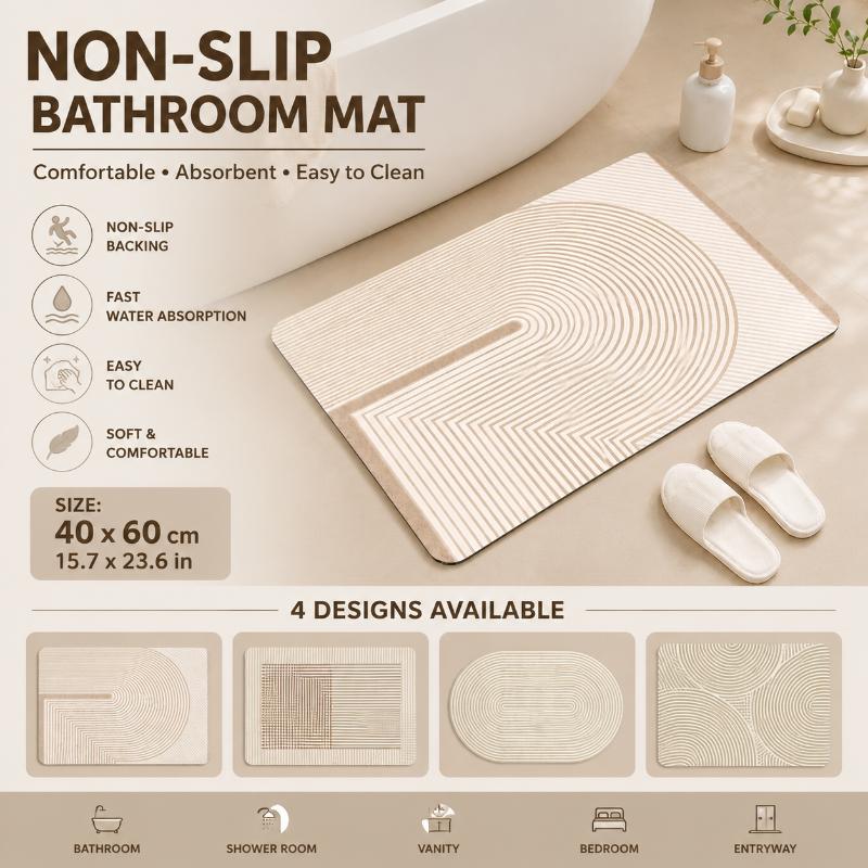 Diatomite Bath Mat Quick Dry A - Home Bathroom Mats recension och pris